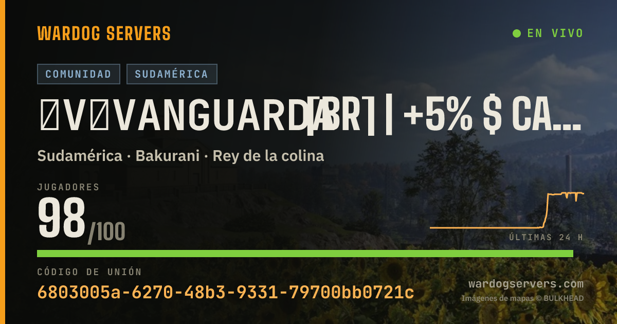 Banner de estado en vivo de 『V』Vanguarda [BR] | +5% $ Cash $ | www.vanguarda.pro.br