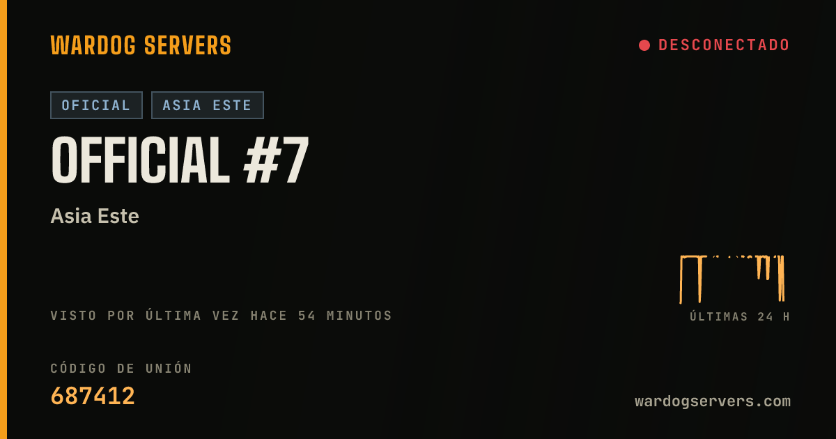 Banner de estado en vivo de Official #7