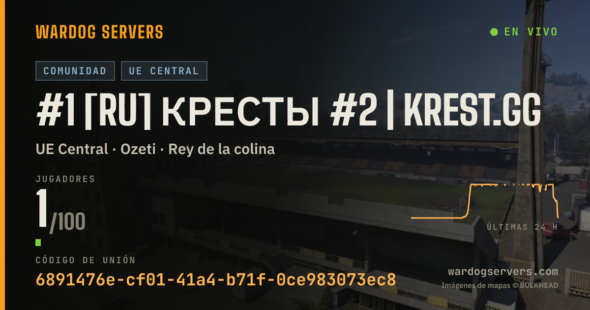 Banner de estado en vivo de #1 [RU] Кресты #2 | krest.gg