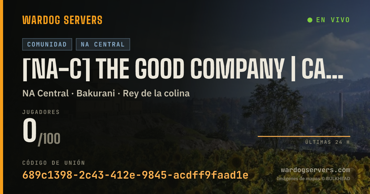 Banner de estado en vivo de [NA-C] The Good Company | Casual Teamwork