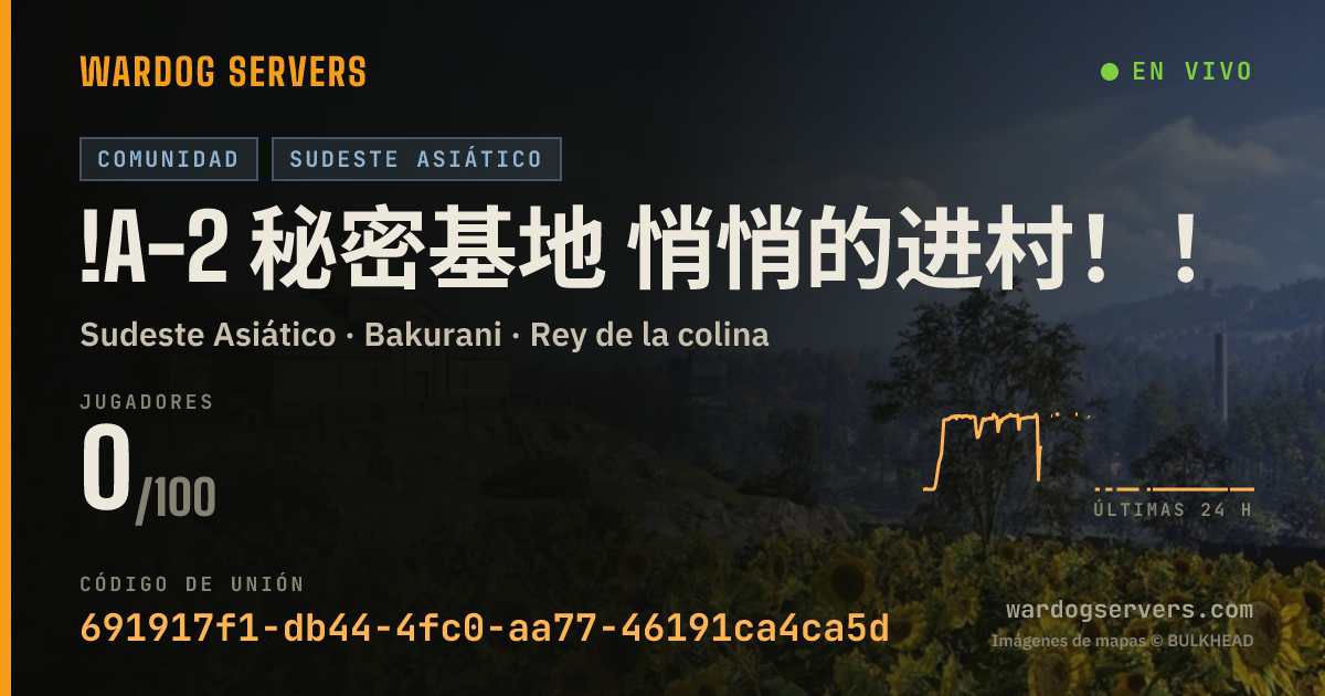 Banner de estado en vivo de !A-2 秘密基地 悄悄的进村！！！！！