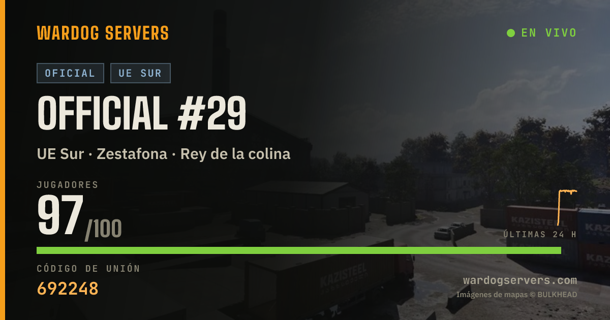 Banner de estado en vivo de Official #29