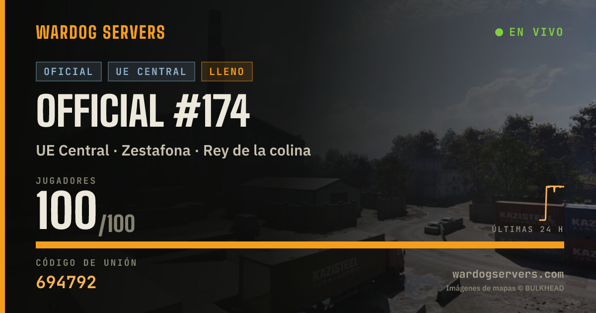 Banner de estado en vivo de Official #174