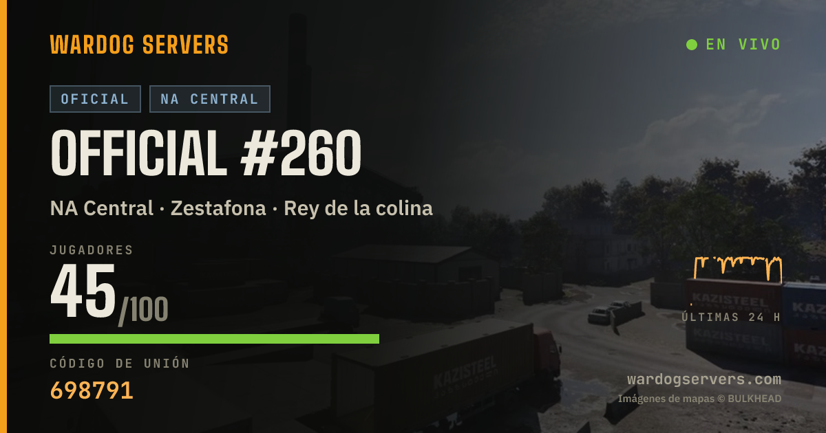 Banner de estado en vivo de Official #260