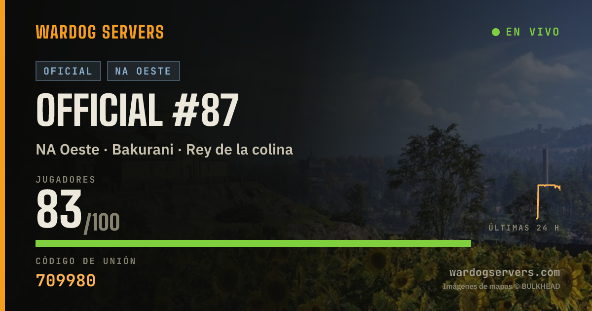 Banner de estado en vivo de Official #87