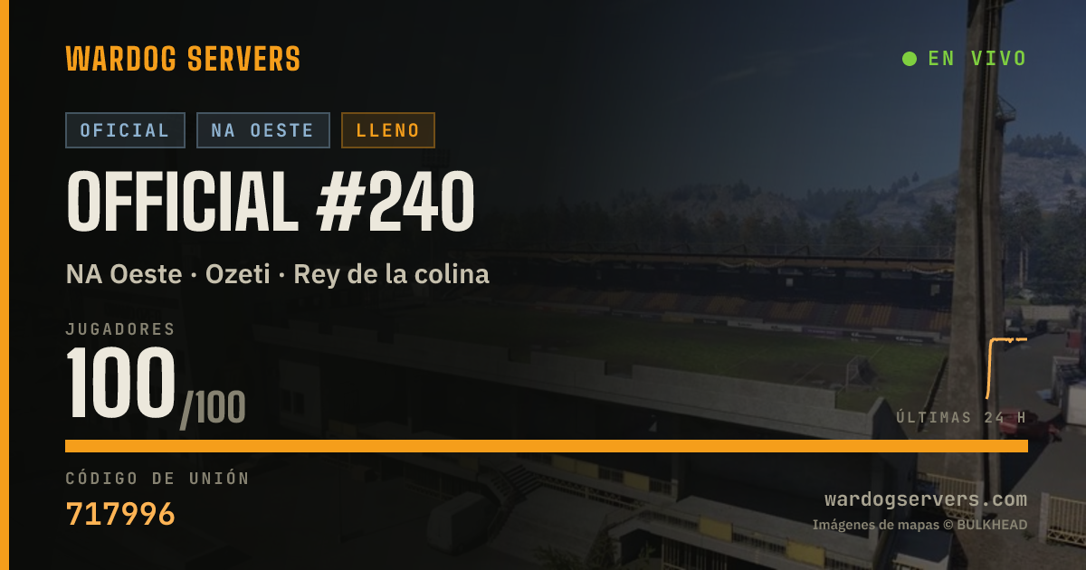 Banner de estado en vivo de Official #240