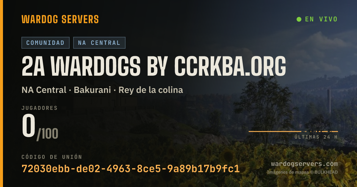 Banner de estado en vivo de 2A Wardogs by CCRKBA.org