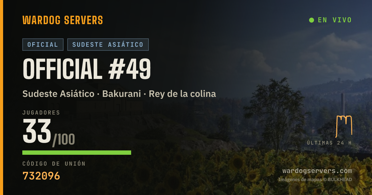 Banner de estado en vivo de Official #49