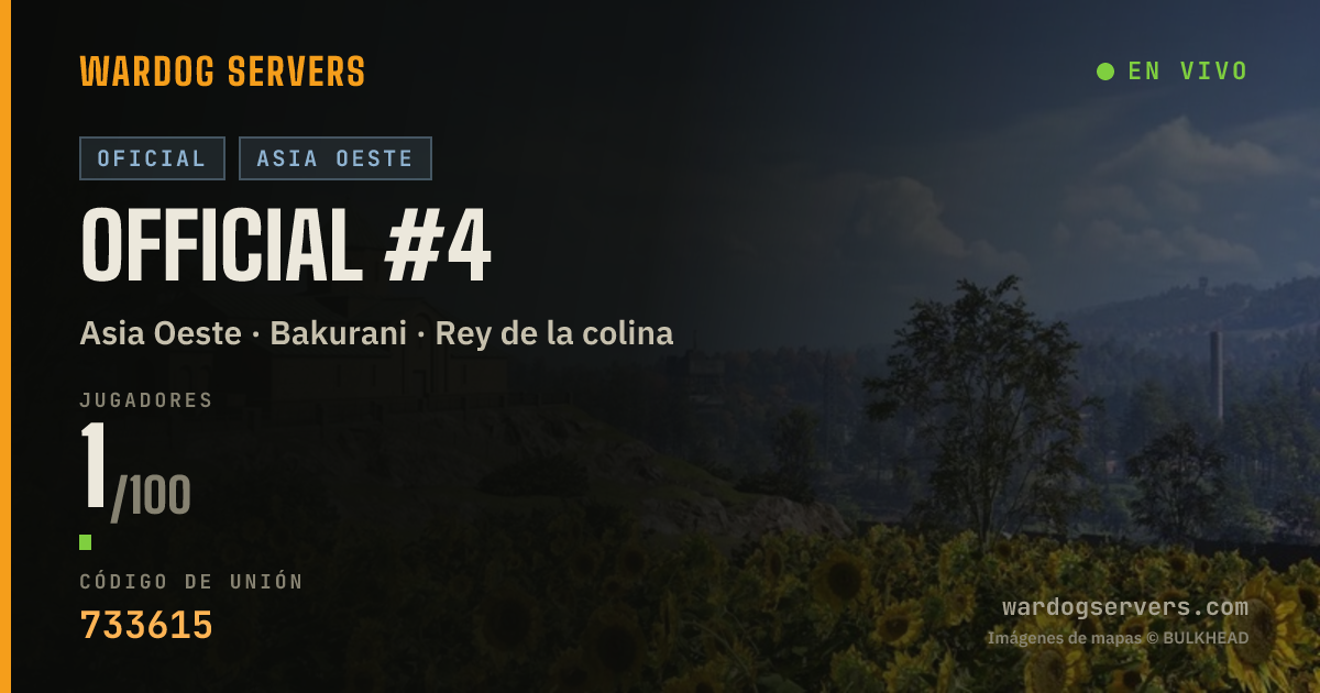 Banner de estado en vivo de Official #4