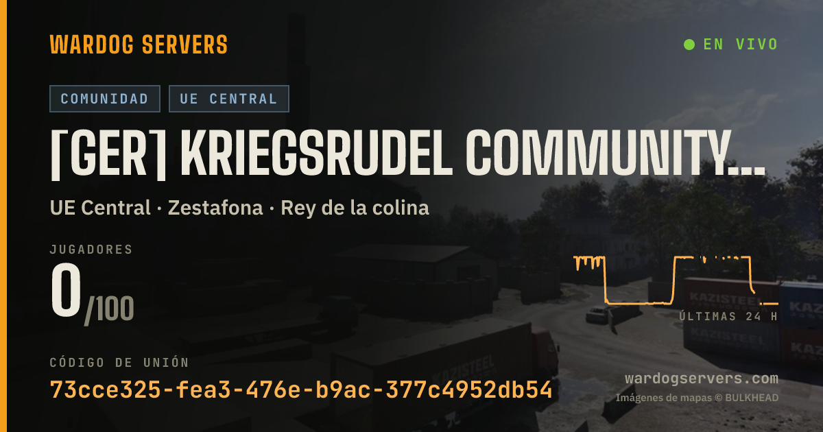 Banner de estado en vivo de [GER] Kriegsrudel Community Server [WarG]