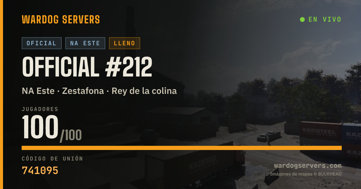 Banner de estado en vivo de Official #212