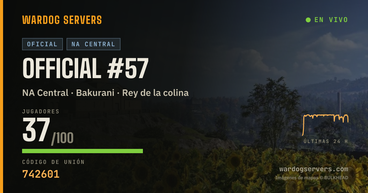 Banner de estado en vivo de Official #57
