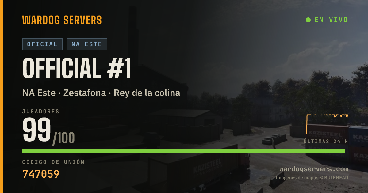 Banner de estado en vivo de Official #1