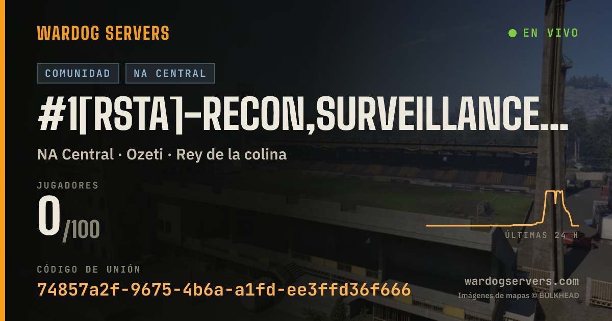 Banner de estado en vivo de #1[RSTA]-Recon,Surveillance, and TA-MIL-NP-Discord.gg/RSTA