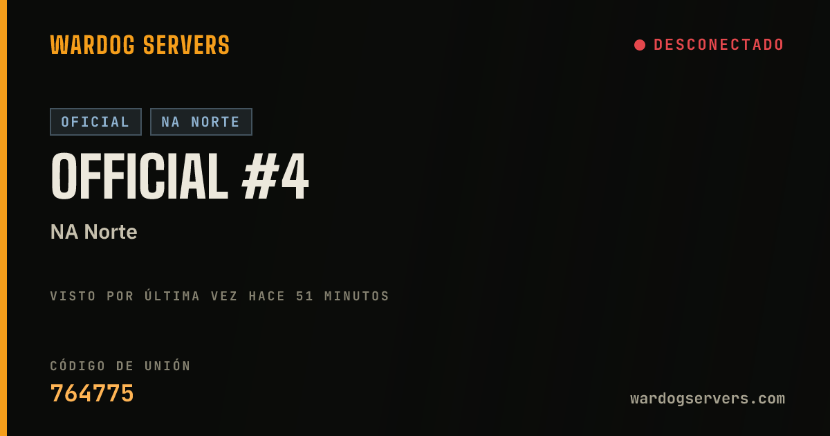 Banner de estado en vivo de Official #4