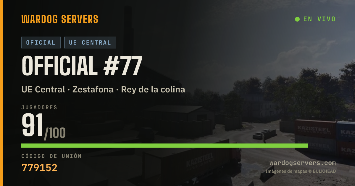 Banner de estado en vivo de Official #77