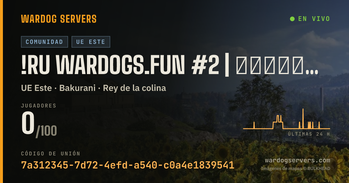Banner de estado en vivo de !RU wardogs.fun #2 | Ротация | Статистика