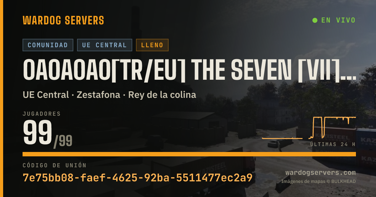 Banner de estado en vivo de 0A0A0A0[TR/EU] The Seven [VII] | Vanilla | discord.gg/wardogstr