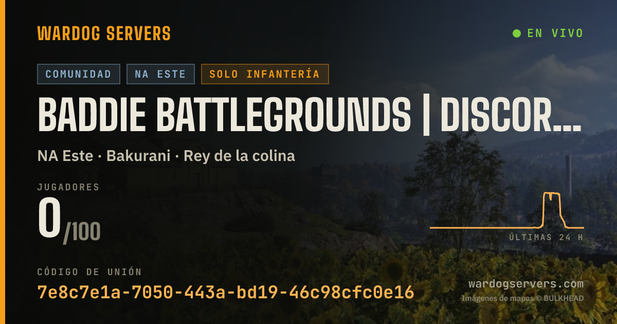Banner de estado en vivo de Baddie Battlegrounds | discord.gg/badintentions