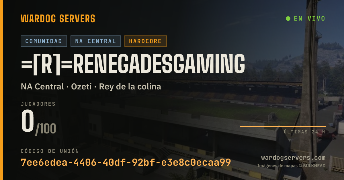 Banner de estado en vivo de =[R]=RenegadesGaming