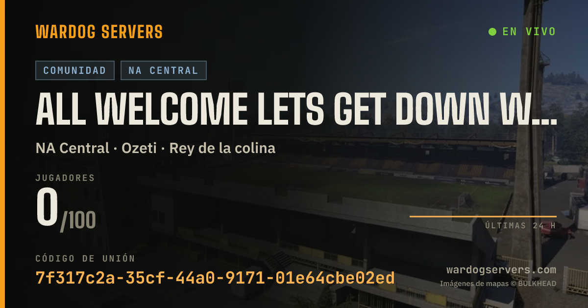 Banner de estado en vivo de All Welcome Lets get down with NO Cheaters.
