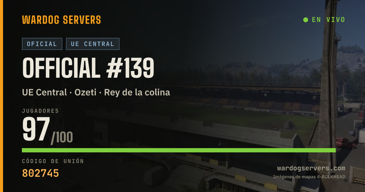 Banner de estado en vivo de Official #139