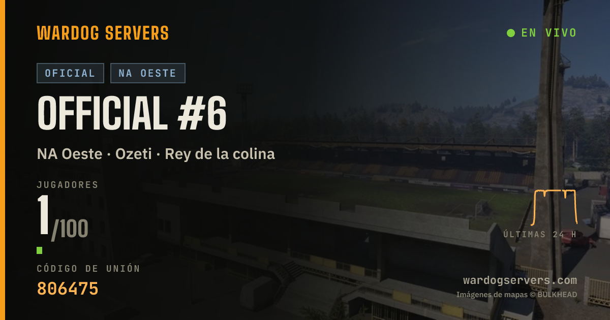 Banner de estado en vivo de Official #6