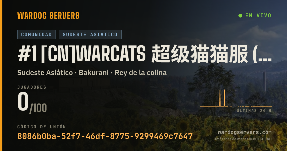 Banner de estado en vivo de #1 [CN]WARCATS 超级猫猫服 (暖服自动送预留位,轻规服,需要录屏举报) qq群1108826972