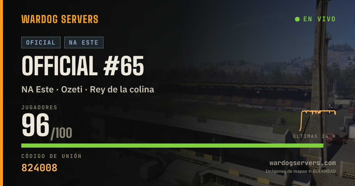 Banner de estado en vivo de Official #65