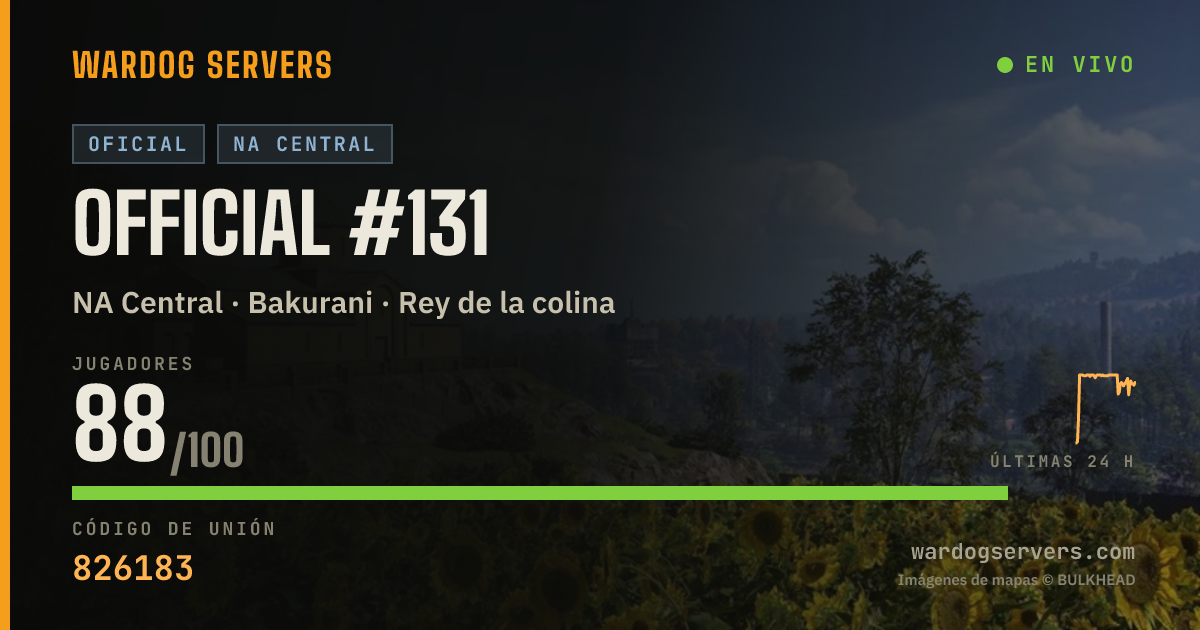 Banner de estado en vivo de Official #131