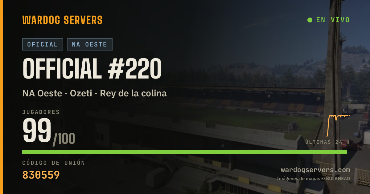 Banner de estado en vivo de Official #220