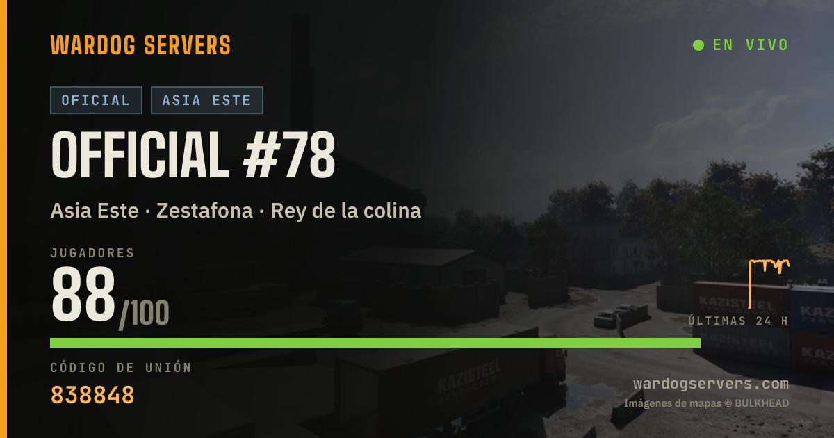 Banner de estado en vivo de Official #78
