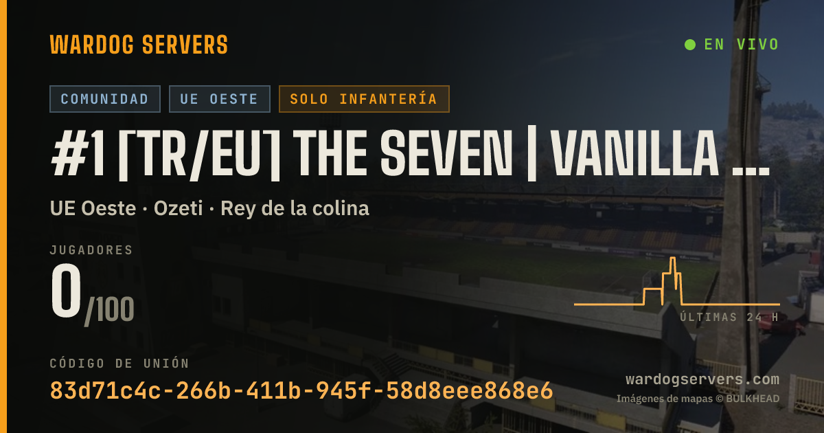 Banner de estado en vivo de #1 [TR/EU] The Seven | Vanilla | İnfantry Only |.gg/wardogstr