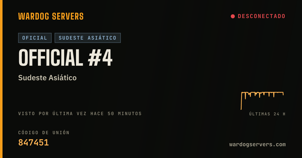 Banner de estado en vivo de Official #4