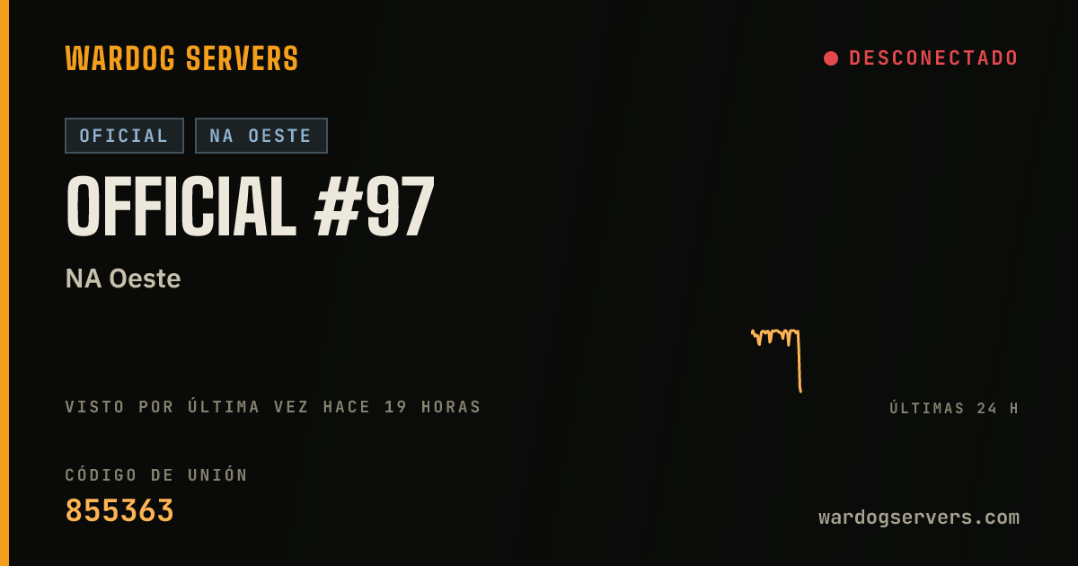 Banner de estado en vivo de Official #97
