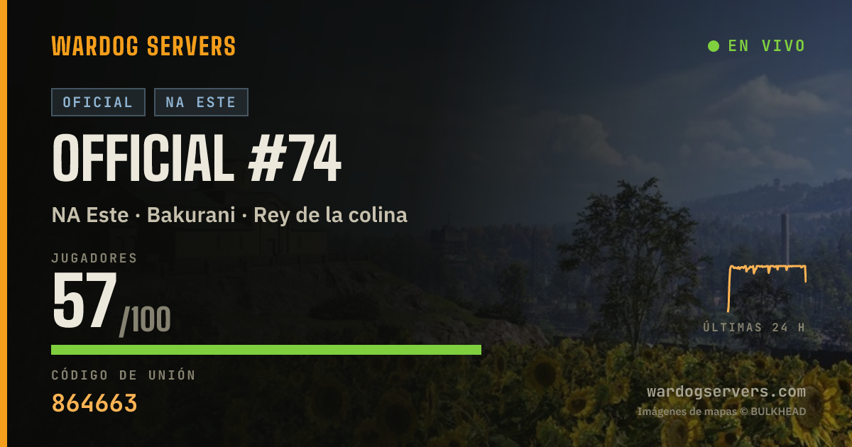 Banner de estado en vivo de Official #74