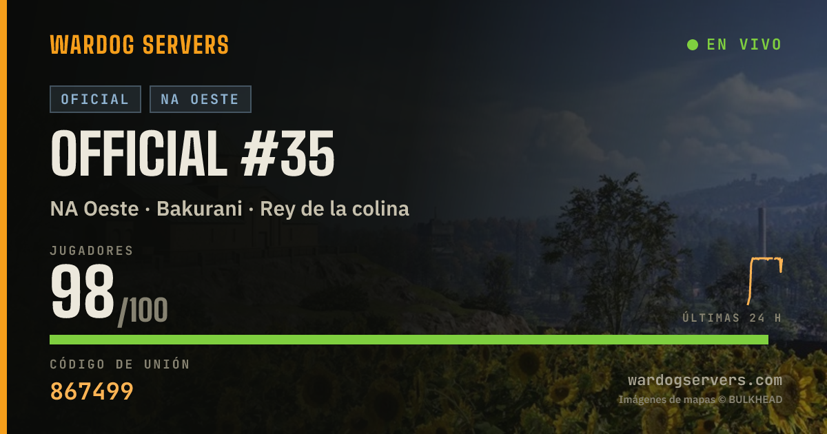 Banner de estado en vivo de Official #35