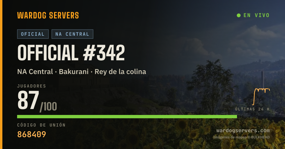Banner de estado en vivo de Official #342