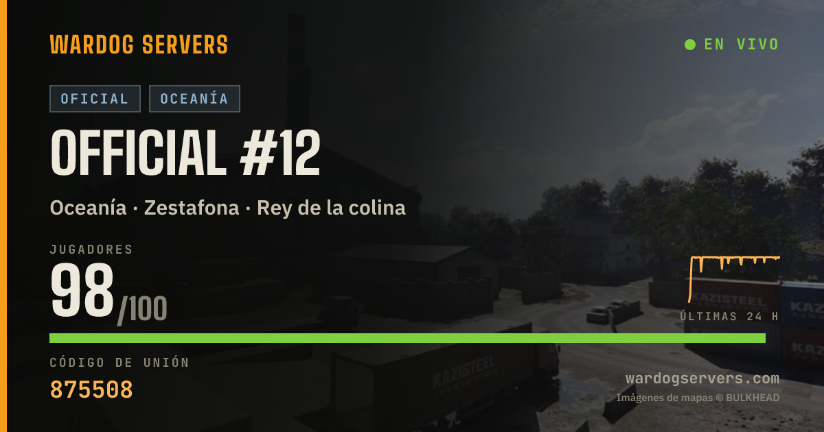 Banner de estado en vivo de Official #12