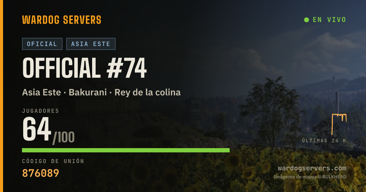 Banner de estado en vivo de Official #74