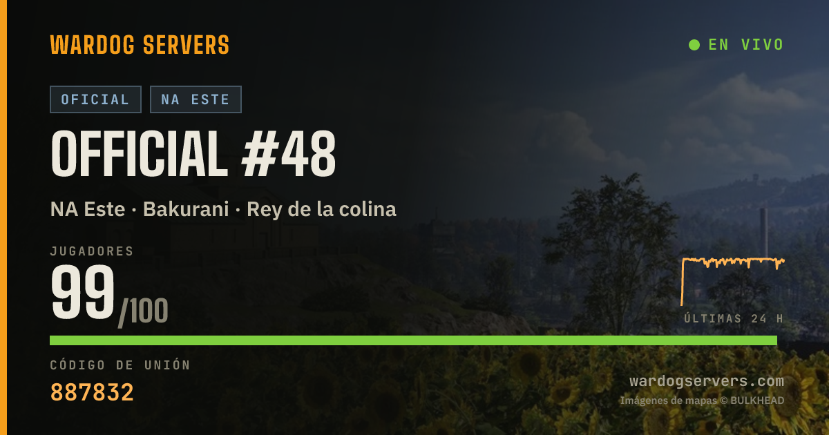 Banner de estado en vivo de Official #48