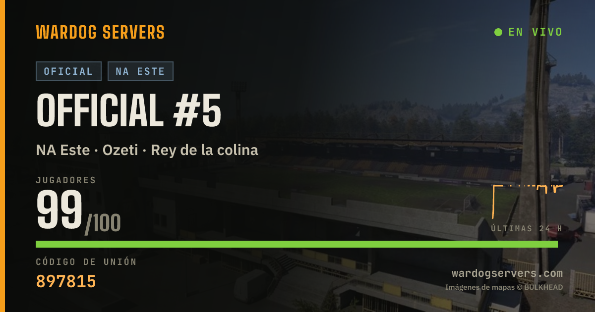Banner de estado en vivo de Official #5