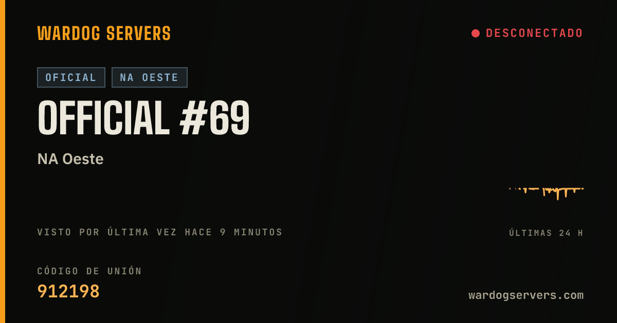 Banner de estado en vivo de Official #69