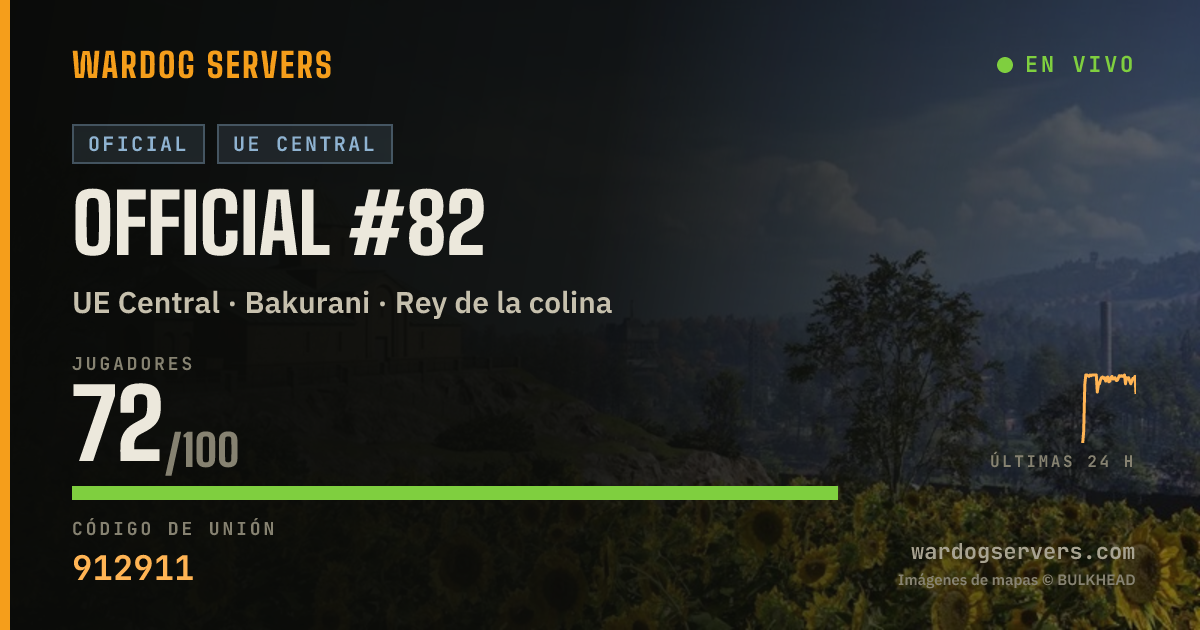 Banner de estado en vivo de Official #82