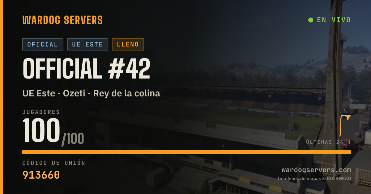 Banner de estado en vivo de Official #42