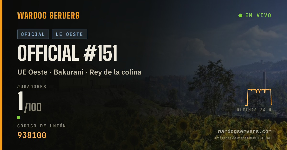 Banner de estado en vivo de Official #151
