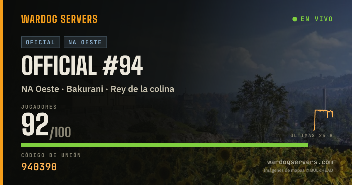 Banner de estado en vivo de Official #94