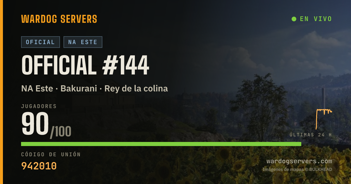 Banner de estado en vivo de Official #144