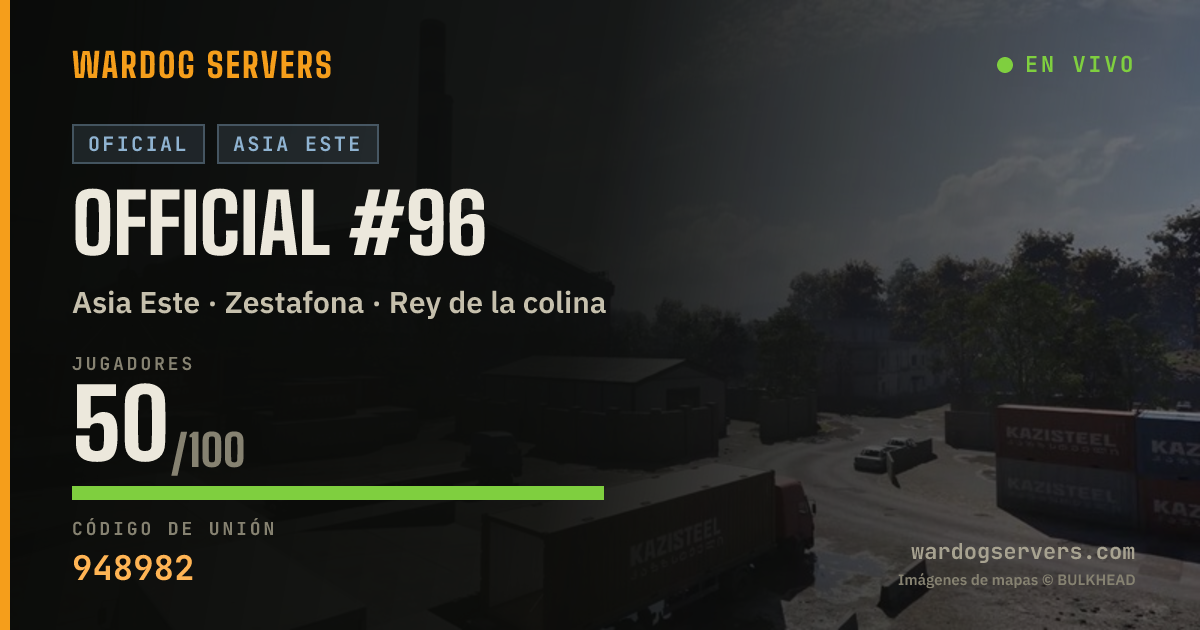 Banner de estado en vivo de Official #96