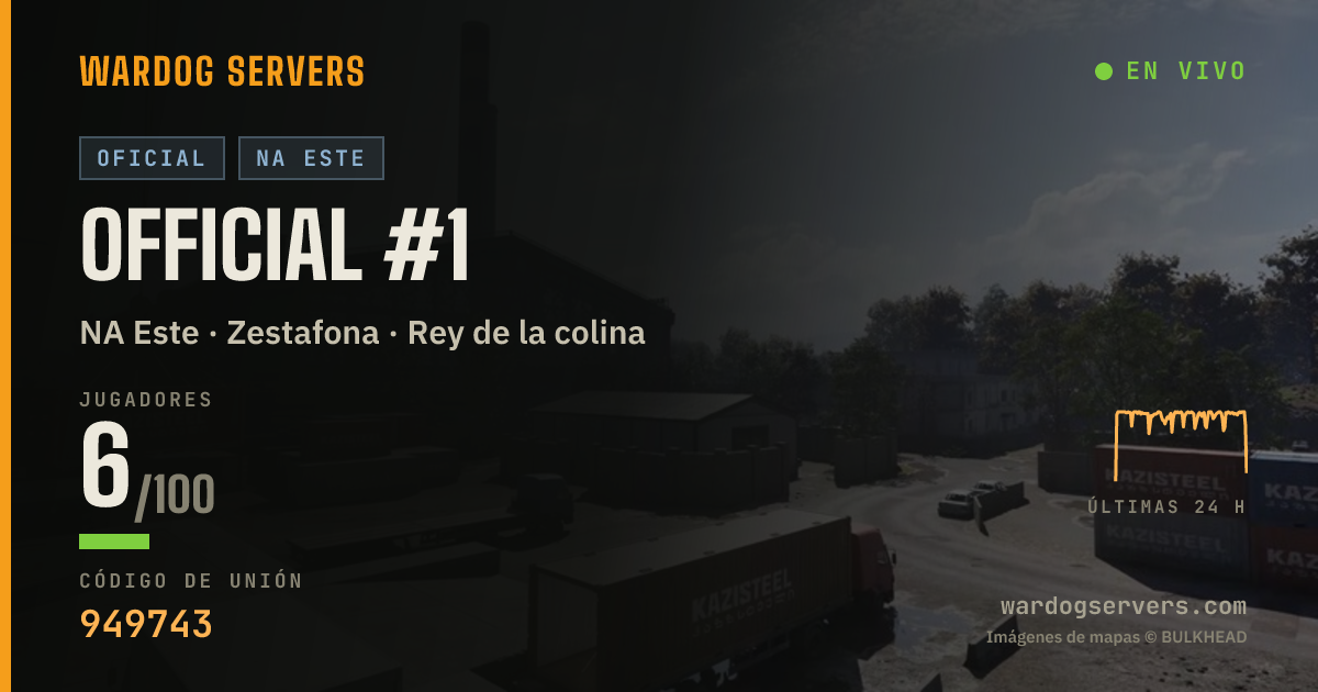 Banner de estado en vivo de Official #1